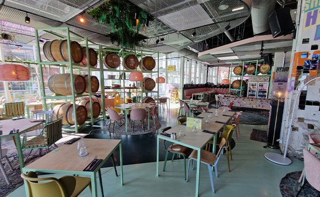 restaurant pizza heavy brique les halles de la maillerie